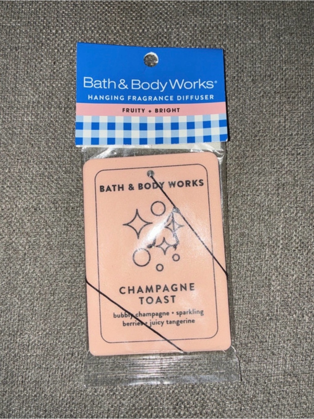 Bath & Body Works Peach Champagne Toast Hanging Fragrance Diffuser
